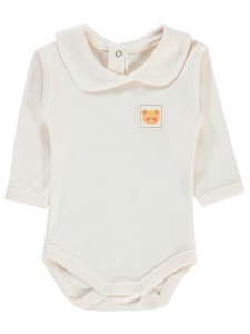 Wholesale - Civil Baby - Ecru - Baby-Snapsuit-50-56-62-68 (1-1-1-1) 4