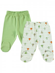 Wholesale - Civil Baby - Green - -Baby Bottoms-56-62 (1-1) 2 Pieces