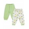 Wholesale - Civil Baby - Green - -Baby Bottoms-56-62-68-74 (1-1-1-1) 4 Pieces