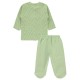 Wholesale - Civil Baby - Green - -Pajama Set-56-62-68 Month(1-1-1) 3 Pieces