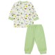 Wholesale - Civil Baby - Green - -Pajama Set-56-62-68-74 (1-1-1-1) 4 Pieces