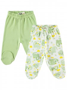 Wholesale - Civil Baby - Green - Baby-Baby Bottoms-56-62 (1-1) 2 Pieces