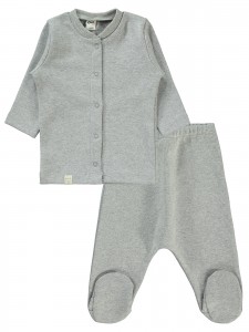 Wholesale - Civil Baby - Grey - Baby-Pajamas Set-56-62-68 Month(1-1-1) 3