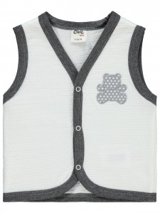 Wholesale - Civil Baby - Grey - Baby-Waistcoat-68-74-80-86 Month (1-1-1-1) 4