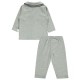 Wholesale - Civil Baby - Greymarl - -Pajama Set-68-74-80-86 Month (1-1-1-1) 4 Pieces