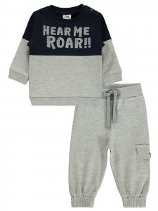 Wholesale - Civil Baby - Greymarl - Baby-Set-68-74-80-86 Month (1-1-1-1) 4