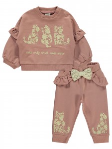 Wholesale - Civil Baby - Dusty Rose - Baby-Set-68-74-80-86 Size (1-1-2-2) 6