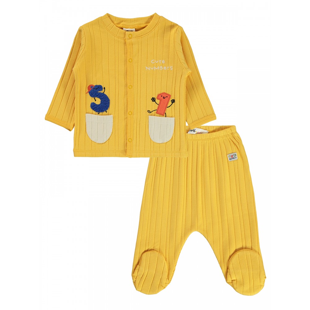 Wholesale - Civil Baby - Happyland - Baby-Pajamas Set-62-68 Month (1-1) 2