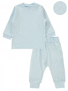 Wholesale - Civil Baby - Ice Blue - Baby-Set-68-74-80-86 Month (1-1-1-1) 4