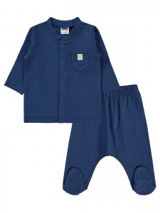 Wholesale - Civil Baby - Indigo - Baby-Pajamas Set-56-62-68 Month(1-1-1) 3