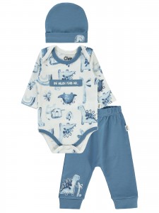 Wholesale - Civil Baby - Indigo - Baby-Set-62-68-74-80 Month ( 1-1-1-1) 4