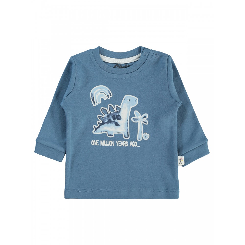 Wholesale - Civil Baby - Indigo - Baby-Sweatshirt-62-68-74-80 Month ( 1-1-1-1) 4