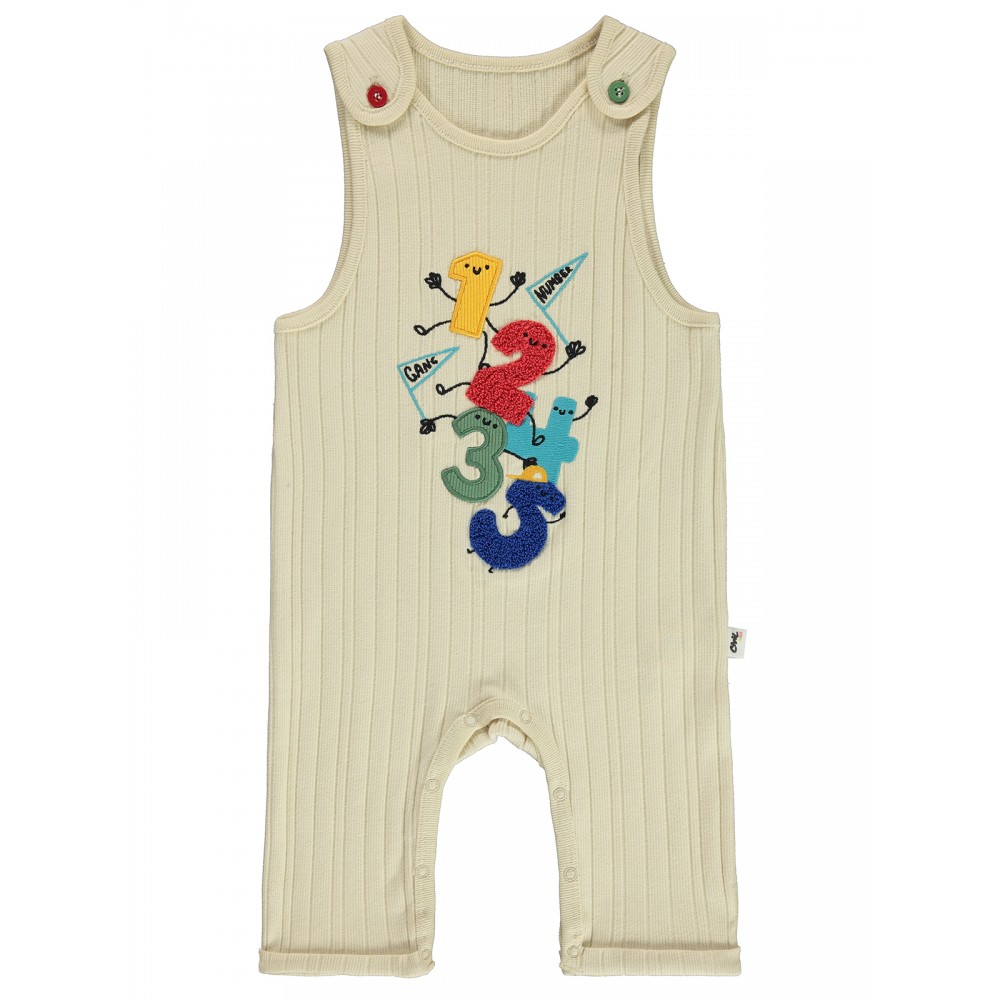 Wholesale - Civil Baby - Ivory - Baby-Dungarees-68-74-80-86 Month (1-1-1-1) 4