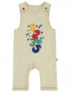 Wholesale - Civil Baby - Ivory - Baby-Dungarees-68-74-80-86 Month (1-1-1-1) 4