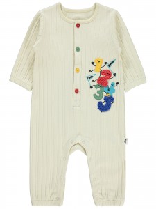 Wholesale - Civil Baby - Ivory - Baby-Overalls-68-74-80-86 Month (1-1-1-1) 4