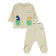 Wholesale - Civil Baby - Ivory - Baby-Pajamas Set-62-68 Month (1-1) 2