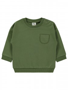 Wholesale - Civil Baby - Khaki - Baby-Sweatshirt-68-74-80-86 Size (1-1-2-2) 6