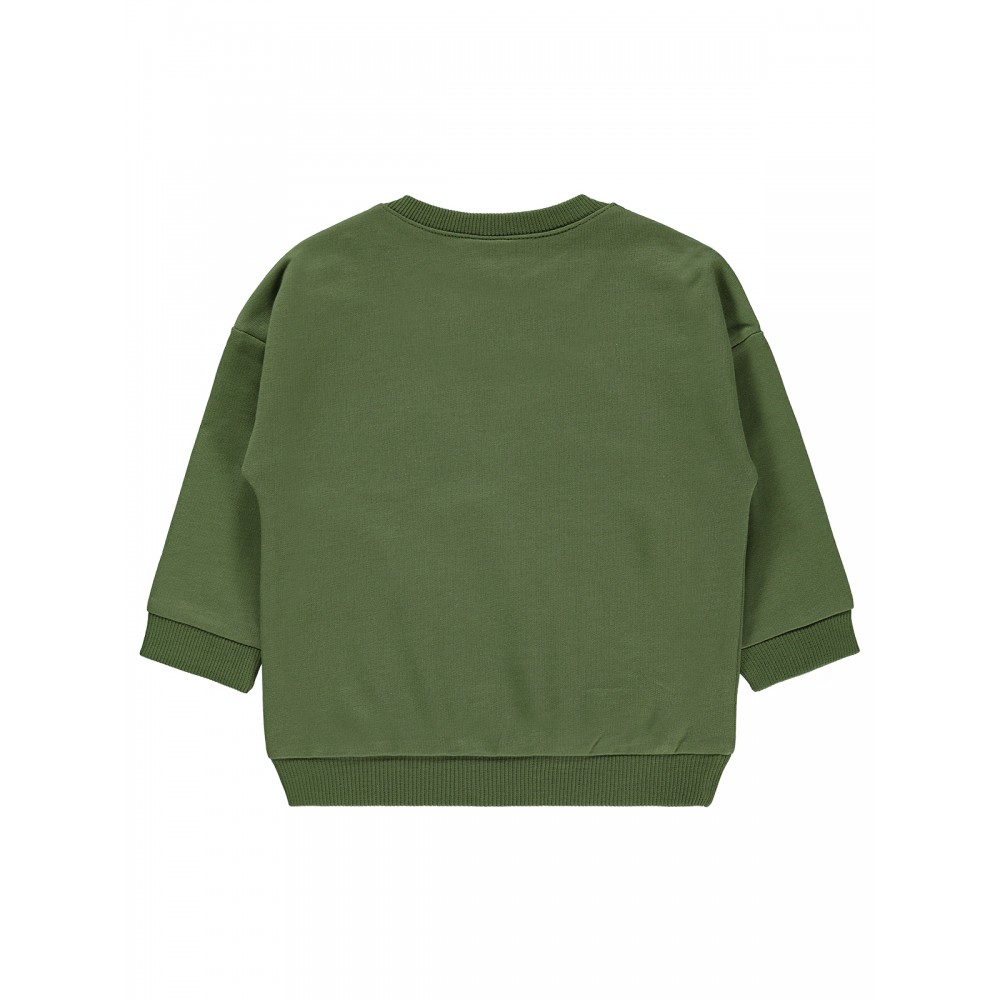 Wholesale - Civil Baby - Khaki - Baby-Sweatshirt-68-74-80-86 Size (1-1-2-2) 6