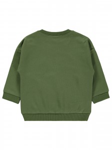 Wholesale - Civil Baby - Khaki - Baby-Sweatshirt-68-74-80-86 Size (1-1-2-2) 6