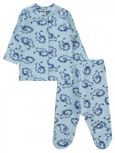 Wholesale - Civil Baby - Light Blue - Baby-Pajamas Set-56-62-68 Month(1-1-1) 3