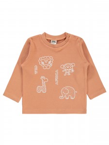 Wholesale - Civil Baby - Light Brown - Baby-Sweatshirt-68-74-80-86 Month (1-1-1-1) 4