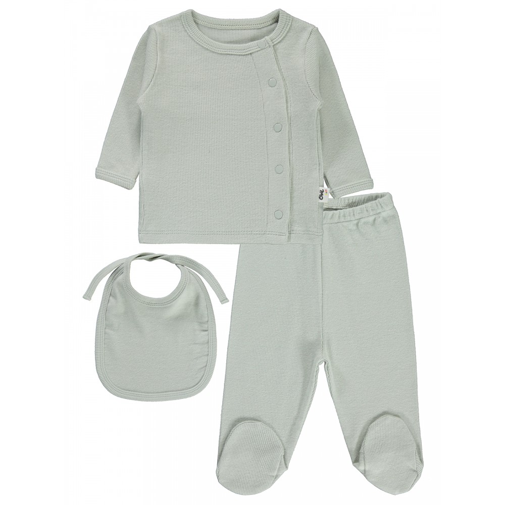 Wholesale - Civil Baby - Light Grey - Baby-Snapsuit Sets-50 Month (Of 2 ) 2