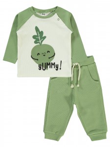 Wholesale - Civil Baby - Light Khaki - Baby-Set-68-74-80-86 Size (1-1-2-2) 6