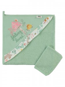 Wholesale - Civil Baby - Light Khaki - Baby-Towel-S Size (Of 2) 2