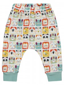 Wholesale - Civil Baby - Light Petrol - -Baby Bottoms-62-68-74-80-86 Month (1-1-1-1-1) 5 Pieces