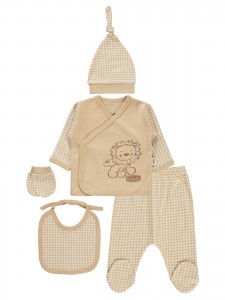 Wholesale - Civil Baby - Milkybrown - -Snapsuit Sets-50 Month (Of 4) 4 Pieces