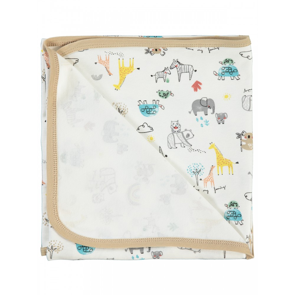 Wholesale - Civil Baby - Milkybrown - Baby-Blanket And Swaddle-S Size (Of 2) 2