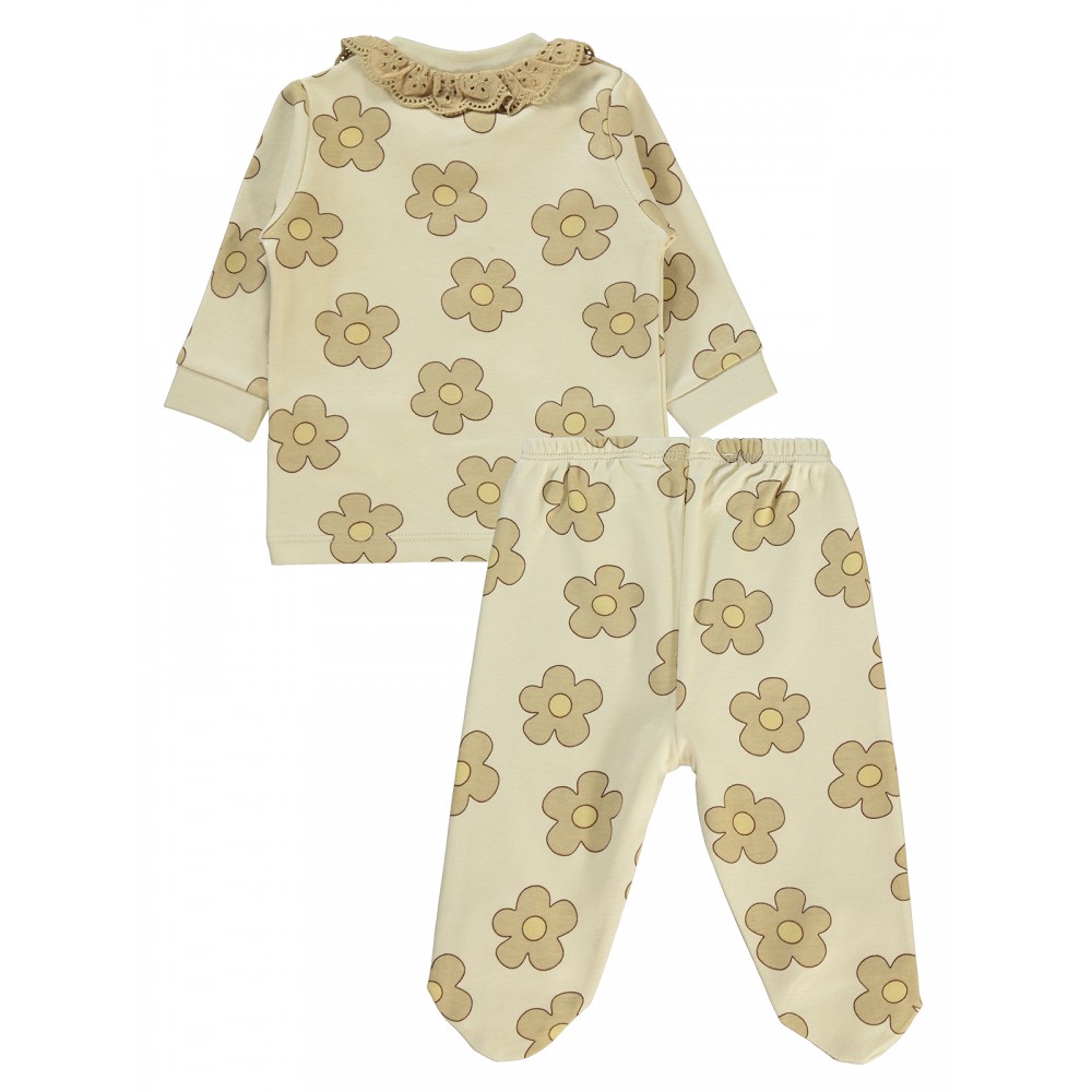 Wholesale - Civil Baby - Milkybrown - Baby-Pajamas Set-56-62-68 Month(1-1-1) 3