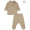 Wholesale - Civil Baby - Milkybrown - Baby-Pajamas Set-56-62-68-74 (1-1-1-1) 4 Pieces