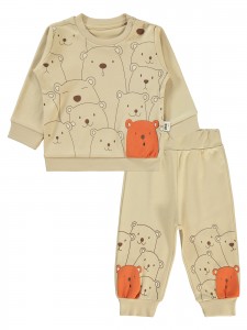 Wholesale - Civil Baby - Milkybrown - Baby-Set-68-74-80-86 Month (1-1-1-1) 4