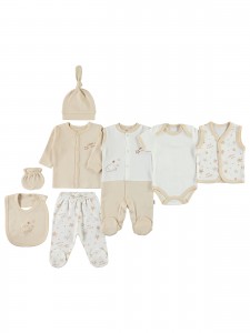 Wholesale - Civil Baby - Milkybrown - Baby-Snapsuit Sets-50 Month (Of 2 ) 2 Pieces