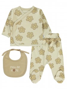 Wholesale - Civil Baby - Milkybrown - Baby-Snapsuit Sets-50 Month (Of 4) 4