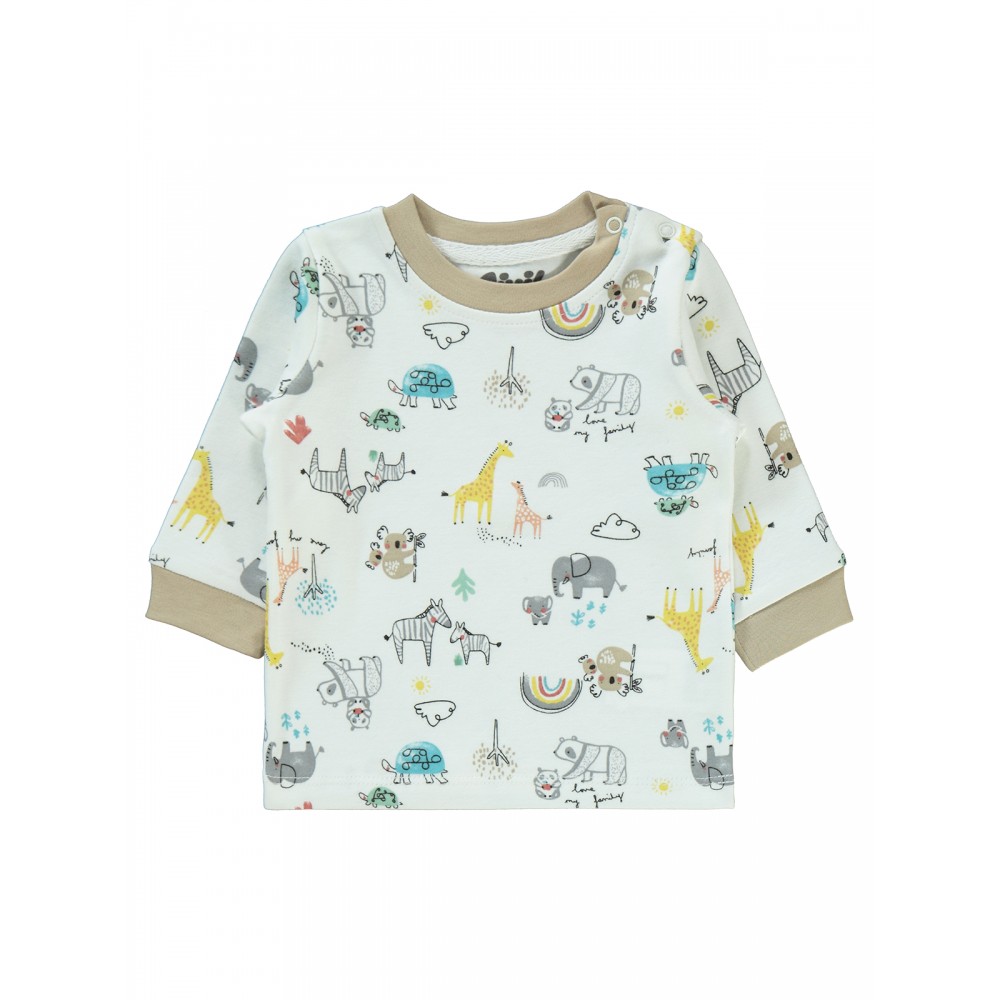 Wholesale - Civil Baby - Milkybrown - Baby-Sweatshirt-62-68-74-80 Month ( 1-1-1-1) 4