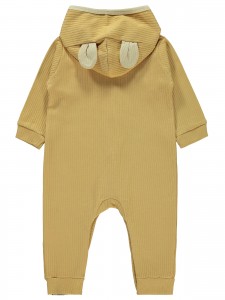 Wholesale - Civil Baby - Mustard - -Bodysuit-68-74-80-86 Month (1-1-1-1) 4 Pieces