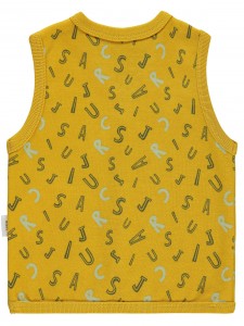 Wholesale - Civil Baby - Mustard - -Vest-62-68-74-80 Month ( 1-1-1-1) 4 Pieces