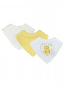 Wholesale - Civil Baby - Mustard - Baby-Baby Bib-S Size (Of 6) 6