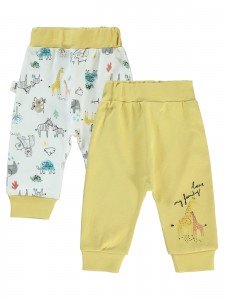 Wholesale - Civil Baby - Mustard - Baby-Baby Bottoms-62-68-74-80 Month ( 1-1-1-1) 4