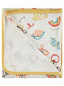 Wholesale - Civil Baby - Mustard - Baby-Blanket And Swaddle-S Size (Of 2) 2