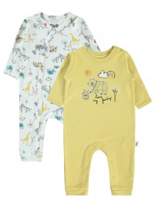 Wholesale - Civil Baby - Mustard - Baby-Overalls-62-68-74 (1-1-1) 3