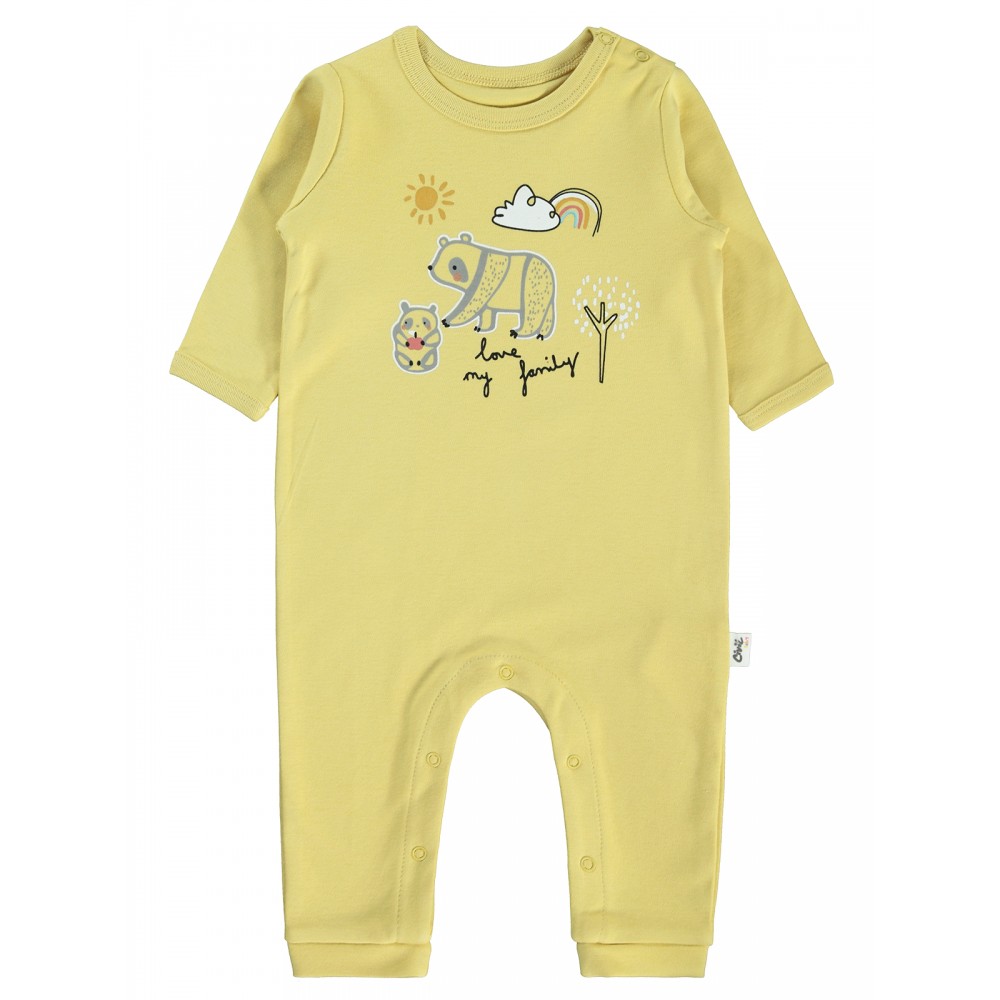 Wholesale - Civil Baby - Mustard - Baby-Overalls-62-68-74 (1-1-1) 3