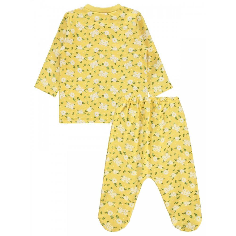 Wholesale - Civil Baby - Mustard - Baby-Pajamas Set-56-62-68 Month(1-1-1) 3