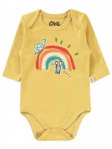 Wholesale - Civil Baby - Mustard - Baby-Set-62-68-74-80 Month ( 1-1-1-1) 4