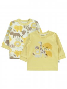 Wholesale - Civil Baby - Mustard - Baby-Sweatshirt-62-68-74-80 Month ( 1-1-1-1) 4