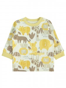 Wholesale - Civil Baby - Mustard - Baby-Sweatshirt-62-68-74-80 Month ( 1-1-1-1) 4