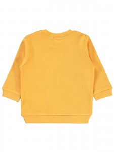 Wholesale - Civil Baby - Mustard - Baby-Sweatshirt-68-74-80-86 Month (1-1-1-1) 4