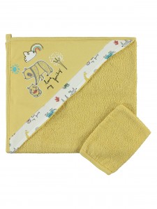 Wholesale - Civil Baby - Mustard - Baby-Towel-S Size (Of 2) 2